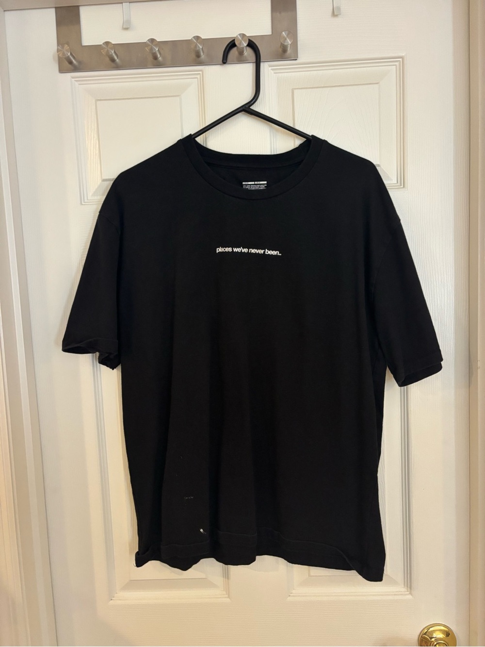 FRED AGAIN US TOUR TEE … Places We've Never Been Black Men's Crewneck Tee